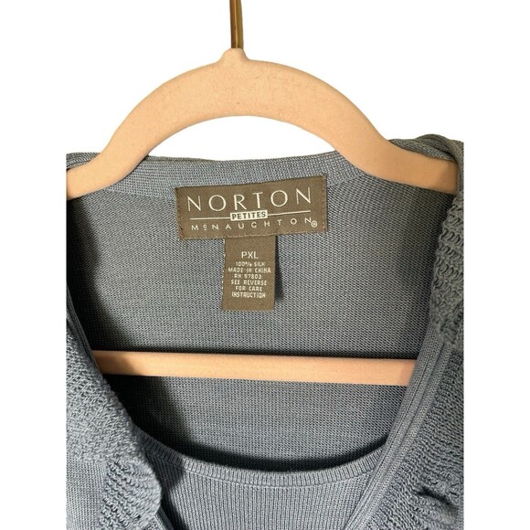 Norton McNaughton Beige Attached Sweater Set Women’s Size PS - Picture 3 of 10